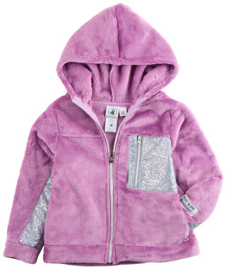 Thumbnail 1: Body Glove Body Glove Little Girls Sparkle Polar Zip Up Jacket 