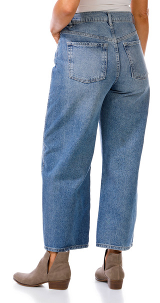 Thumbnail 2: JASON WU Jason Wu Womens High Rise Ankle Barrel Jeans 