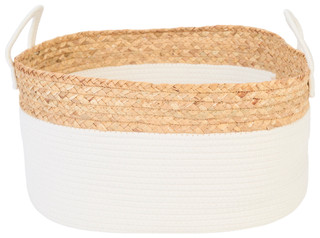 Thumbnail 1: AVA Ava Fiji Large Oval Double Handle Storage Basket 