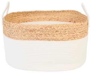 Thumbnail 1: AVA Ava Fiji Extra Large Oval Double Handle Storage Basket 
