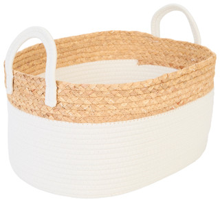 Thumbnail 2: AVA Ava Fiji Medium Oval Double Handle Storage Basket 