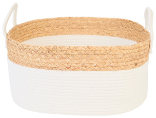 Thumbnail 1: AVA Ava Fiji Medium Oval Double Handle Storage Basket 