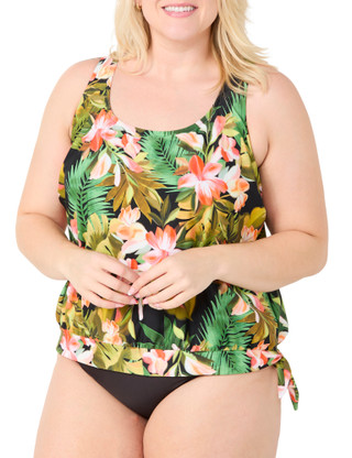 Thumbnail 1: Maxine of Hollywood Maxine of Hollywood Womens Rio Rainforest Tankini 