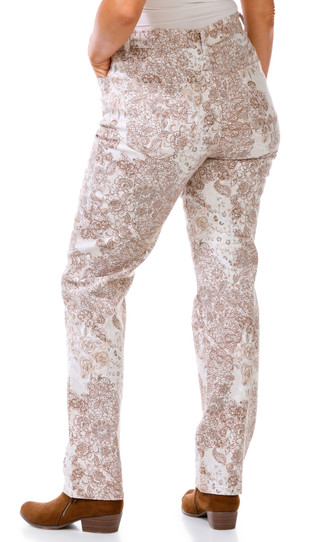 Thumbnail 2: Gloria Vanderbilt Gloria Vanderbilt Womens Floral Amanda Average Jeans 