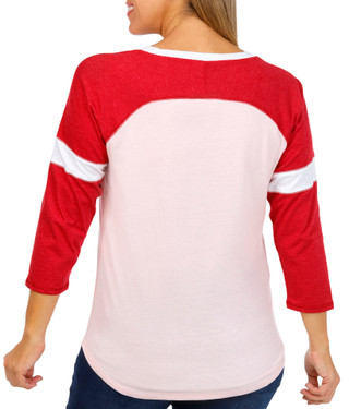 Thumbnail 2: Peanuts Peanuts Womens 3/4 Sleeve Snoopy Valentines Day Top 