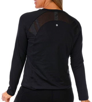 Thumbnail 2: RBX RBX Womens Active Long Sleeve Peached Interlock Top 