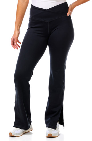 Thumbnail 1: Danskin Danskin Womens Satin Stitch Flare Leggings 