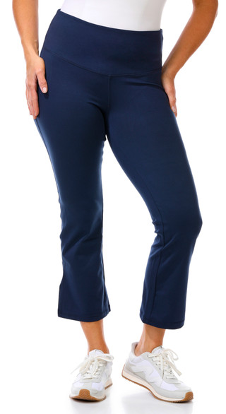 Thumbnail 1: Danskin Danskin Womens Crop Slit Flare Leggings 