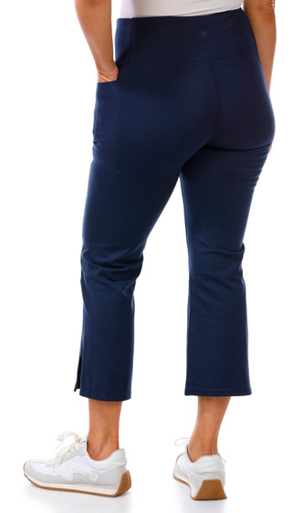 Thumbnail 2: Danskin Danskin Womens Crop Flare Capri Leggings 