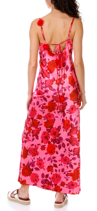 Thumbnail 2: Crystal Doll Crystal Doll Juniors Floral Slip Midi Dress 