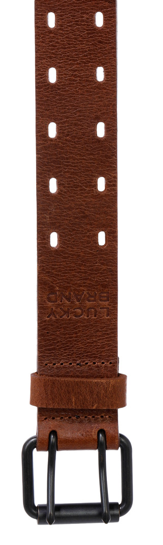 Thumbnail 3: Lucky Brand Lucky Brand Mens Genuine Leather Double Prong Belt 