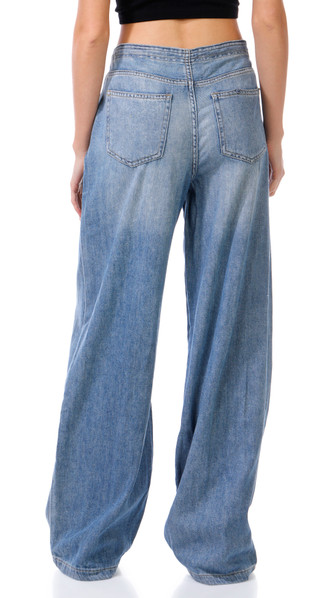 Thumbnail 2: Habitual Habitual Juniors Kira Drawstring Wide Leg Jeans 