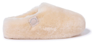 Thumbnail 4: Fireside Fireside Womens Maryboro Sherling Platform Clog Slippers 