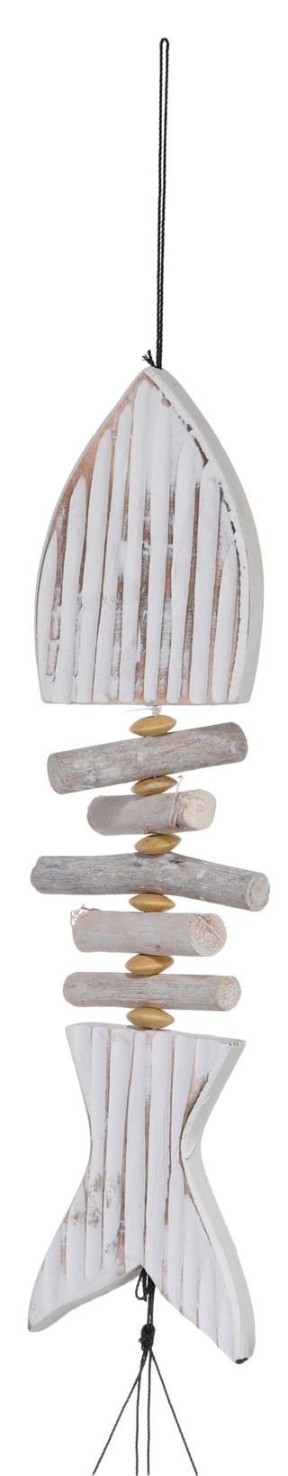 Thumbnail 4: JD Yeatts JD Yeatts 38 in Bamboo Fish Bones Wind Chime 