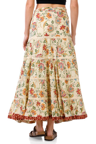 Thumbnail 3: BILA 77 Bila 77 Juniors Floral Tier Maxi Skirt 