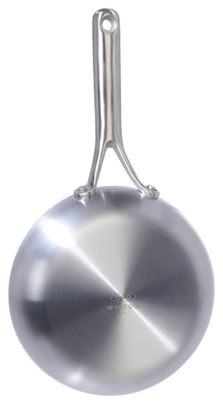 Thumbnail 4: OXO OXO 8 in Tri-Ply Stainless Mira Open Fry Pan 
