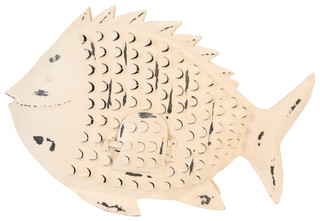 Thumbnail 1: THREE HANDS CORP. Three Hands Corp. 21x14 Metal Fish Figurine 