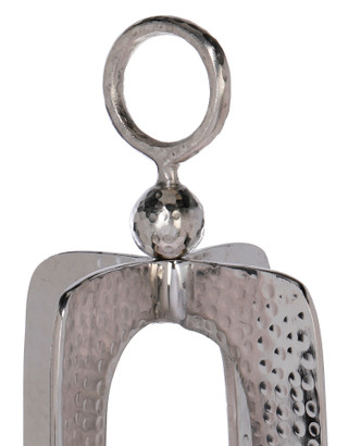 Thumbnail 2: THREE HANDS CORP. Three Hands Corp 22 in Hammered Metal Candle Lantern 