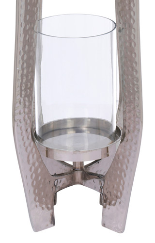 Thumbnail 3: THREE HANDS CORP. Three Hands Corp 22 in Hammered Metal Candle Lantern 