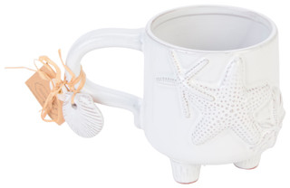 Thumbnail 3: Mud Pie 4 in Starfish Footed Ceramic Mug 