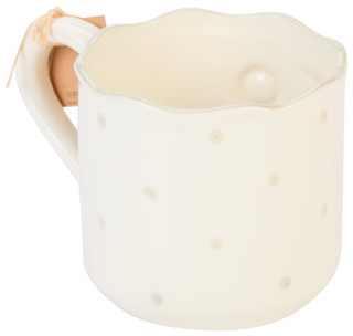 Thumbnail 2: Mud Pie 4 in Wavy XOXO Ceramic Coffee Mug 