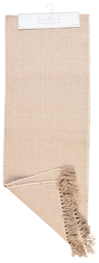 Thumbnail 2: DIRECT HOME Direct Home 16x90 Laurelbrook Natural Table Runner 