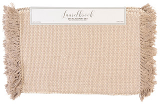 Thumbnail 1: DIRECT HOME Direct Home 6 Pk Laurelbrook Natural Placemat Set 