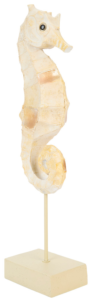 Thumbnail 2: Fancy That Fancy That 24 in Resin Capiz Seahorse Figurine 