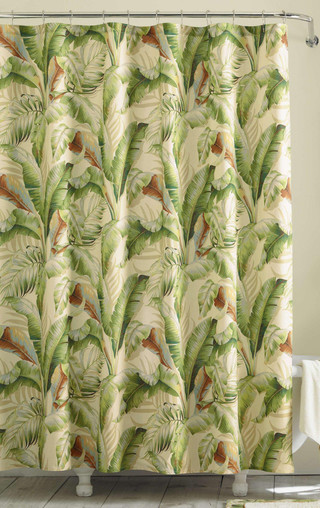 Thumbnail 1: Tommy Bahama Tommy Bahama Palmiers Green Shower Curtain 