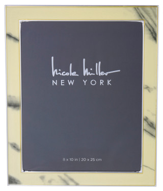 Thumbnail 1: Nicole Miller Nicole Miller 8x10 Marble Enamel Picture Frame 