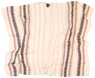 Thumbnail 1: RACHEL ROY Rachel Roy Womens Striped Open Front Kimono Ruana Top 