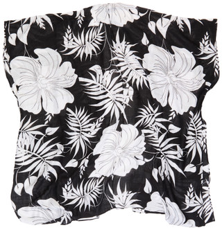 Thumbnail 2: RACHEL ROY Rachel Roy Womens Tropical Palm Open Front Kimono Ruana Top 