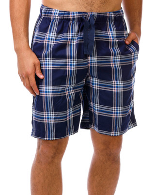 Thumbnail 1: IZOD Izod Mens Plaid Lounging Pajama Sleep Shorts 