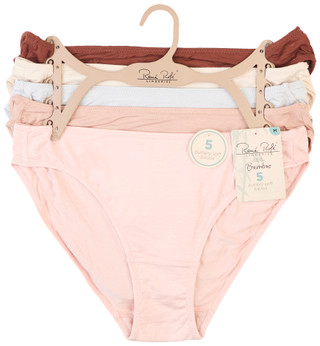 Thumbnail 1: Rene Rofe Rene Rofe Womens 5 Pk Buttery Soft Bikini Panties 