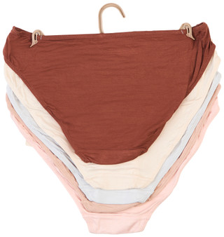 Thumbnail 2: Rene Rofe Rene Rofe Womens 5 Pk Buttery Soft Bikini Panties 
