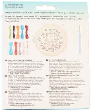 Thumbnail 2: Kikkerland Kikkerland Crafts Punch Needle Kit - Capybara 