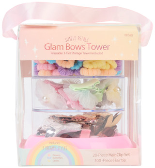 Thumbnail 1: Simply Petals Simply Petals Baby 120 Pc Hair Accessories & Storage Case 