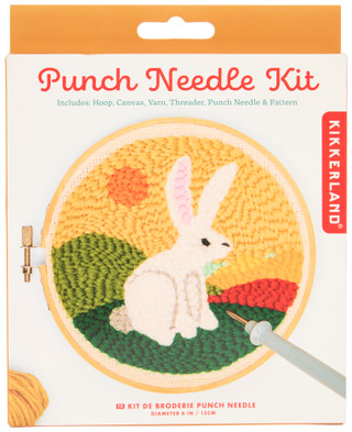 Thumbnail 1: Kikkerland Kikkerland Crafts Punch Needle Kit - Rabbit 