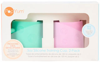 Thumbnail 1: Pop Yum 2 Pk 5 oz Silicone Training Cup Set 