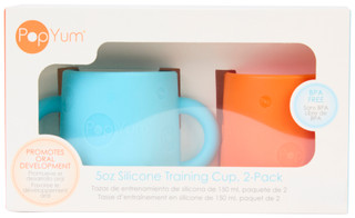 Thumbnail 1: Pop Yum 2 Pk 5 oz Silicone Training Cup Set 