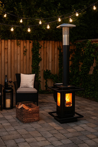Thumbnail 2: HEAT MAXX Heat Maxx Radiance Pellet Patio Heater 
