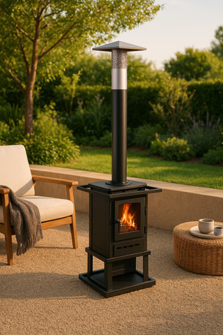 Thumbnail 1: HEAT MAXX Heat Maxx Radiance Pellet Patio Heater 