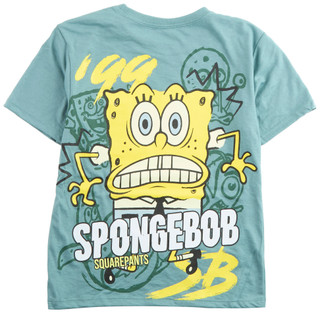 Thumbnail 1: Nickelodeon Nickelodeon Big Boy Spongebob Front Pocket Short Sleeve Tee 