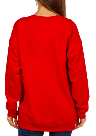 Thumbnail 2: Philosophy Philosophy Womens Chenille Love Patch Sweatshirt 