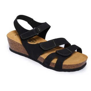 Thumbnail 1: PLAKTON Plakton Womens Platform Ash Wedge Sandals 