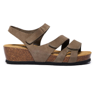 Thumbnail 2: PLAKTON Plakton Womens Platform Ash Wedge Sandals 