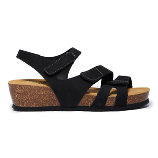 Thumbnail 3: PLAKTON Plakton Womens Platform Ash Wedge Sandals 