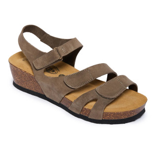 Thumbnail 1: PLAKTON Plakton Womens Platform Ash Wedge Sandals 