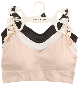 Thumbnail 1: ANNE KLEIN Anne Klein Womens 3 Pk Seamless Comfort Bras 