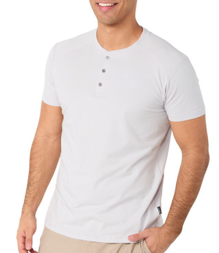 Thumbnail 2: Kenneth Cole Kenneth Cole Mens Short Sleeve Henley Shirt 